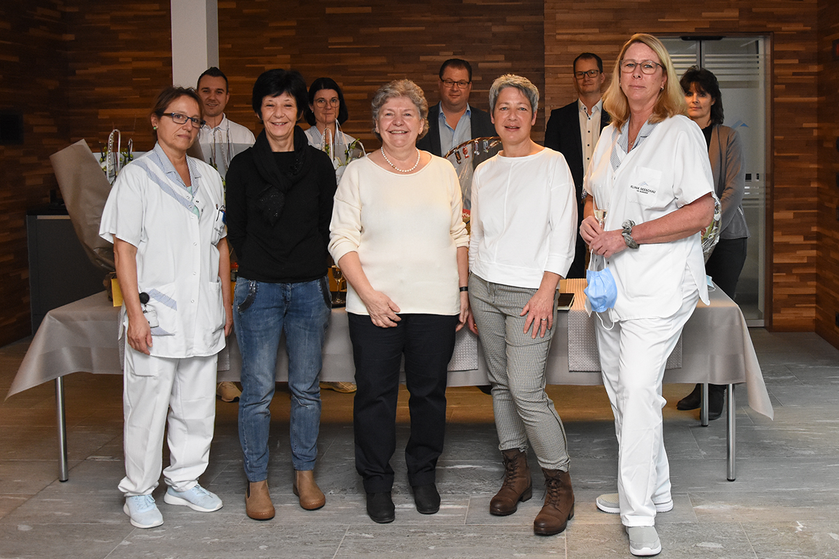 Dienstjubiläen 2021 Klinik Seeschau AG